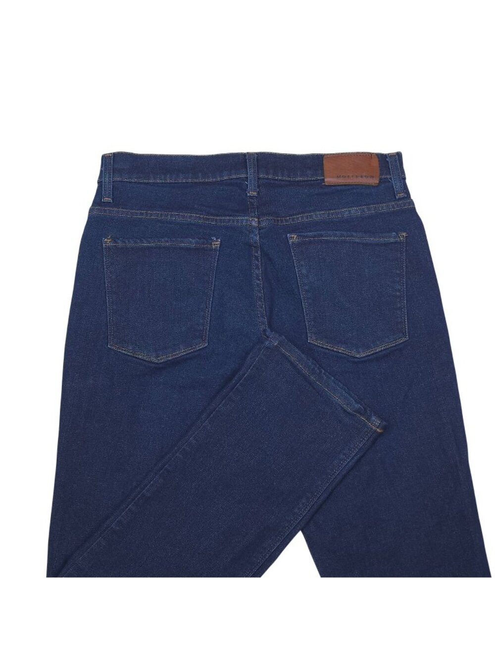 Mott & Bow Mens Straight Leg Blue Denim Jeans 34 x 32 Modern Classic Timeless